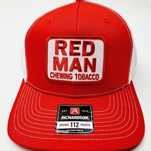 Red Man Retro Vintage Style Chew Snuff Dip Chaw Heritage Classic American Hat Ca